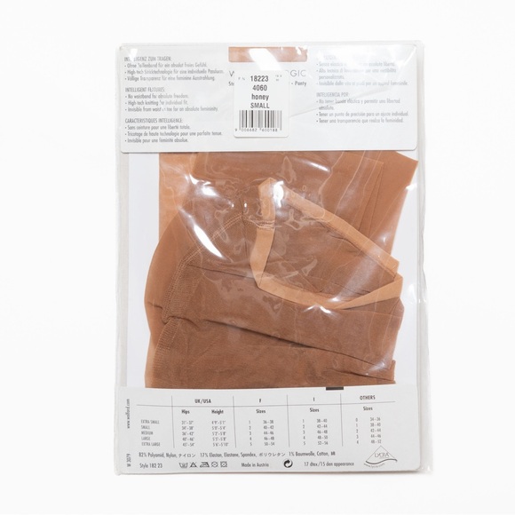 SOLD - Wolford Logic Sheer Tights – Size Small (Honey) - Picture 4 of 6